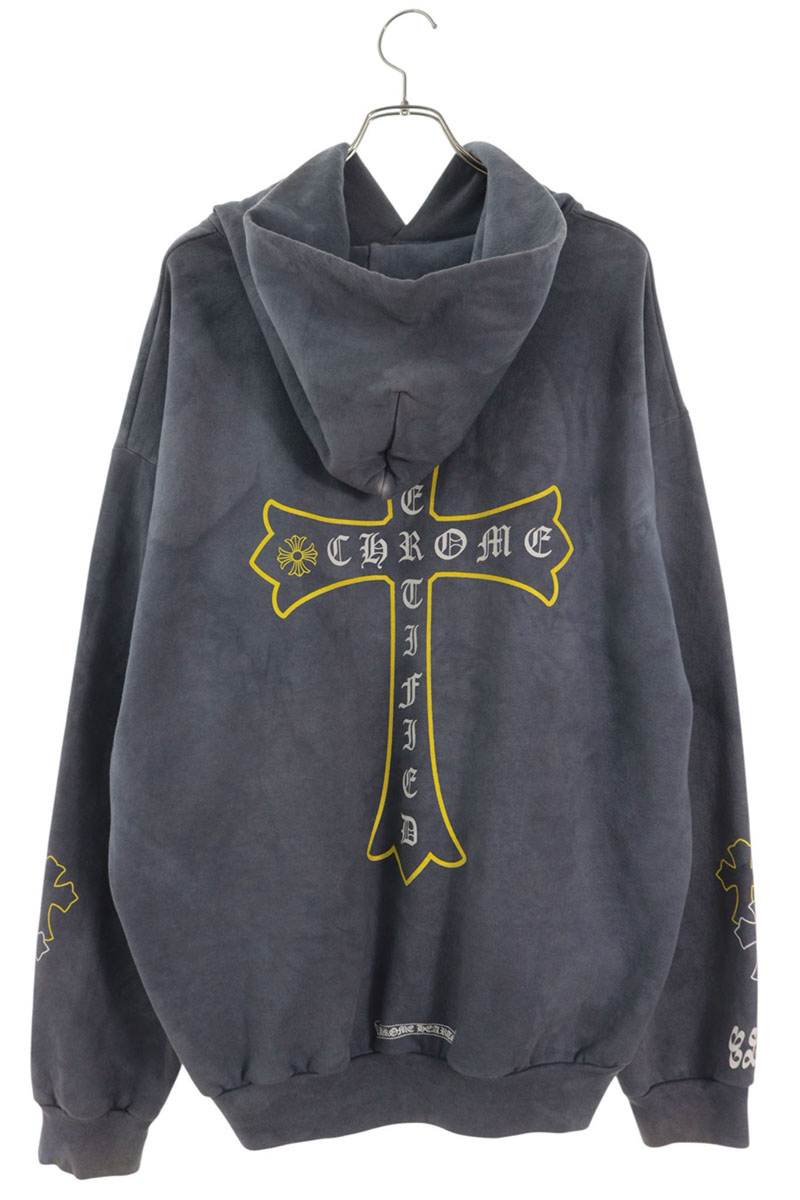 Chrome Hearts CH DRAKE Certified Lover Hoodie Navy Size XXL