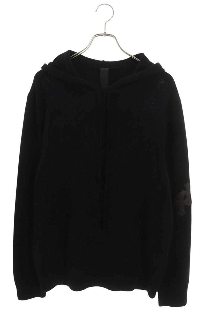 Chrome Hearts WAITING ROOM Cross Cashmere Hoodie Size L
