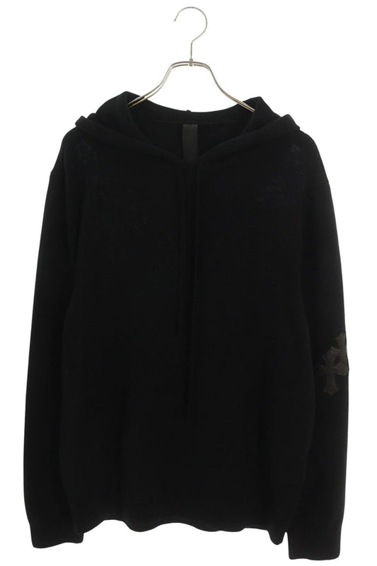 Chrome Hearts WAITING ROOM Cross Cashmere Hoodie Size L
