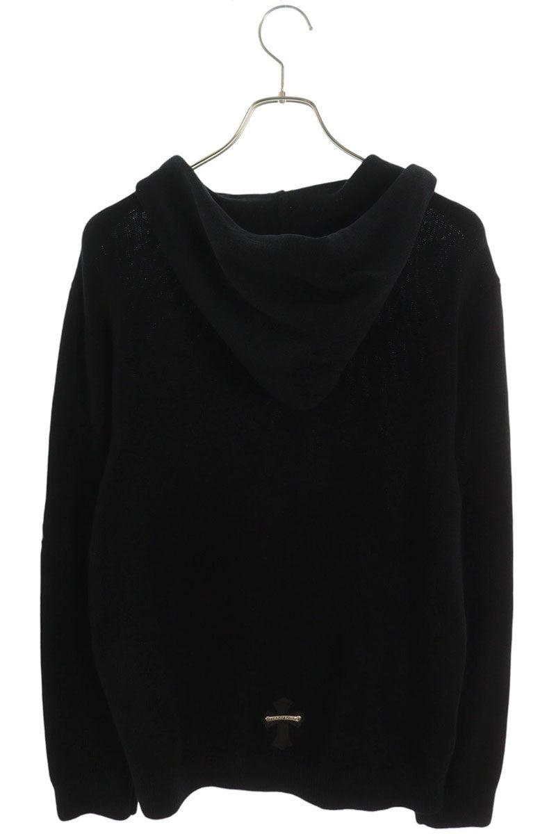 Chrome Hearts WAITING ROOM Cross Cashmere Hoodie Size L
