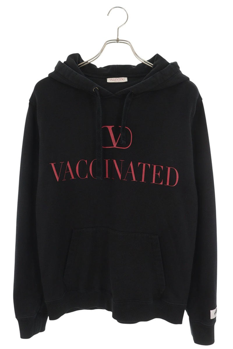 CLONEY Logo Print Hoodie Black Size M