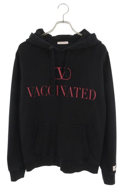 CLONEY Logo Print Hoodie Black Size M