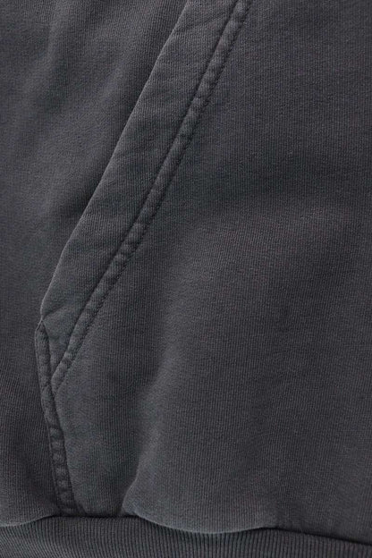 BALENCIAGA Art Logo Print Zip Hoodie Black Size M