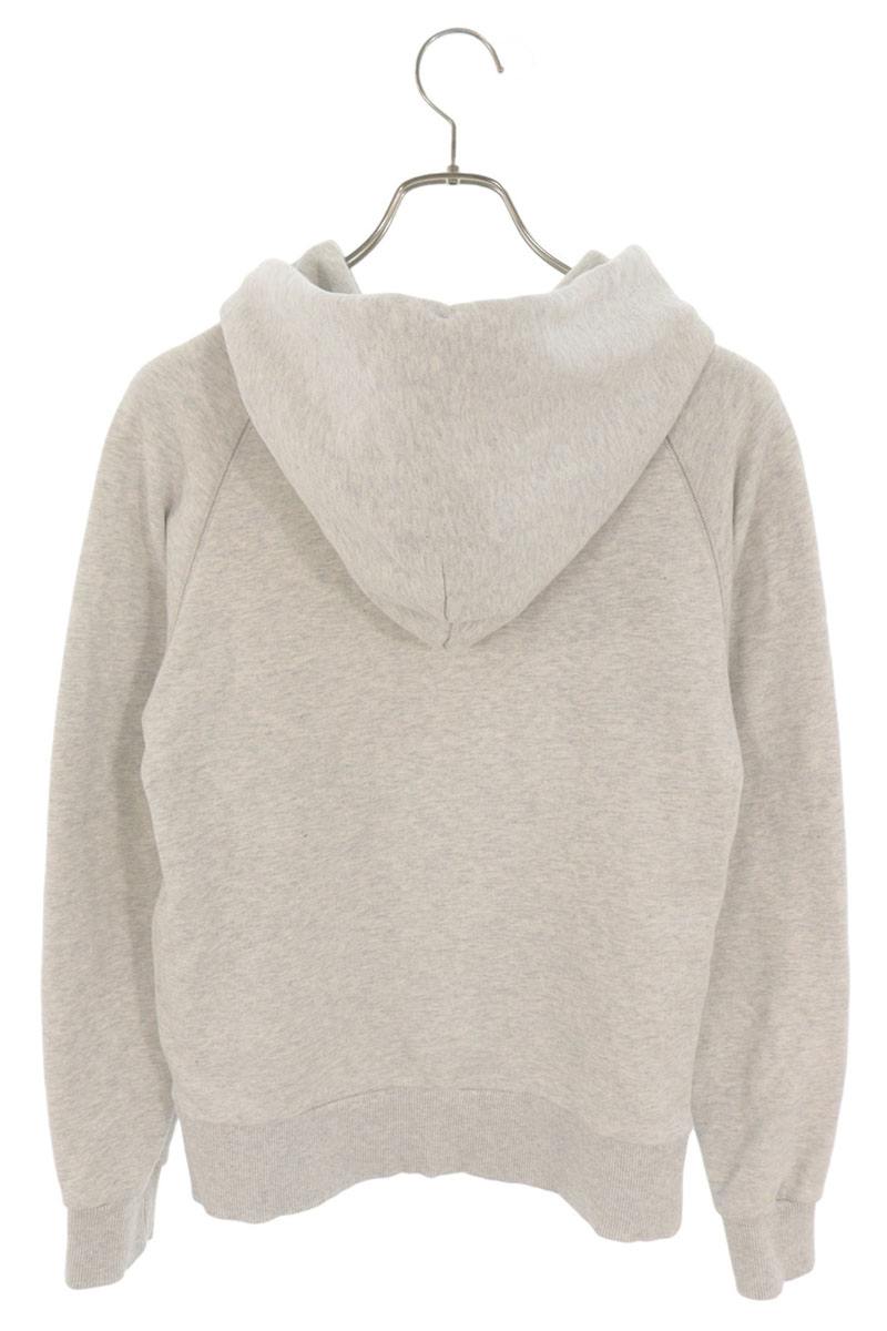 A.P.C x Sacai Side Zip Logo Print Hoodie Gray Size XXS