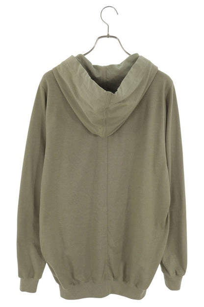 Rick Owens Drawstring Pullover Hoodie Green Size M