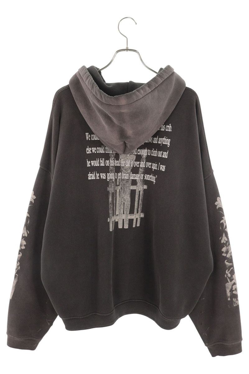 ENFANTS RICHES DEPRIMES HEAD AGAINST Hoodie Black Size XL
