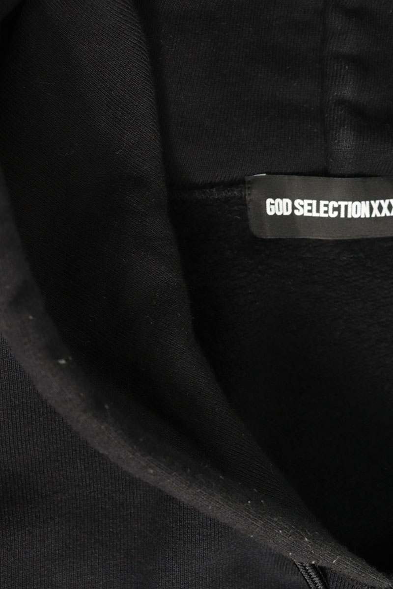 GOD SELECTION XXX Box Logo Hoodie Black Size S