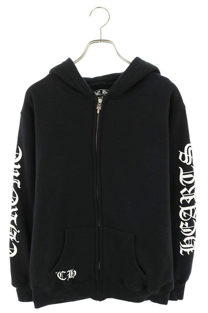 Chrome Hearts THRML HD ZIP Horseshoe Print Hoodie Size M
