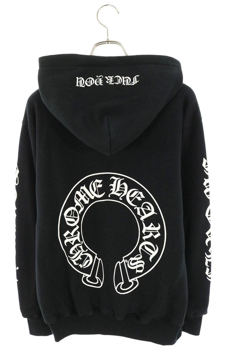 Chrome Hearts THRML HD ZIP Horseshoe Print Hoodie Size M