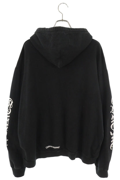 Chrome Hearts Sleeve Logo Print Hoodie Black Size XL