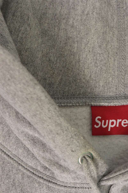 SUPREME Chalk Box Logo Hoodie Gray Size L