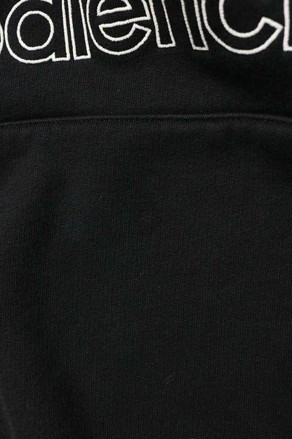 BALENCIAGA Front Logo Oversized Hoodie Black Size 1