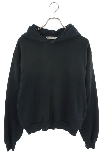 ACNE STUDIOS Vintage Back Logo Print Hoodie Black Size XXS