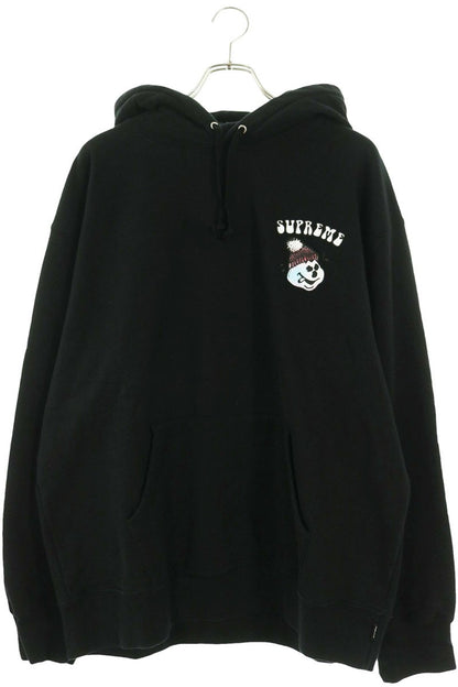 SUPREME 21AW Snowman Hoodie Black Size XL