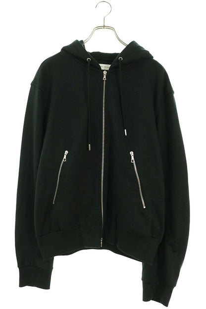 DRIES VAN NOTEN 26SS Loose Fit Double Zip Dark Green Hoodie Size M