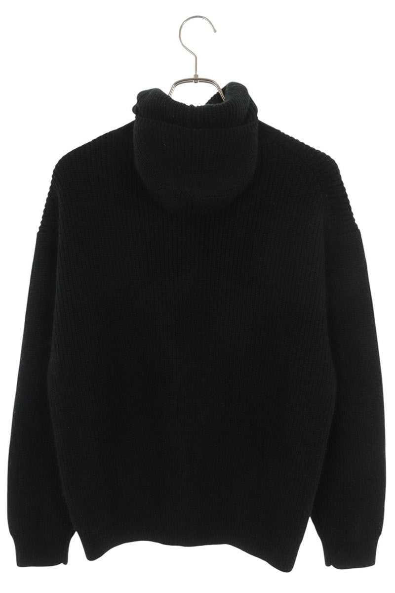 SUPREME Balaclava Turtleneck Knit Sweater Black Hoodie Size L