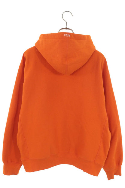 SUPREME 24AW Box Logo Hooded Sweatshirt Orange Size M