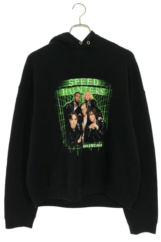 BALENCIAGA 19AW Speedhunters Pullover Hoodie Multi Size L