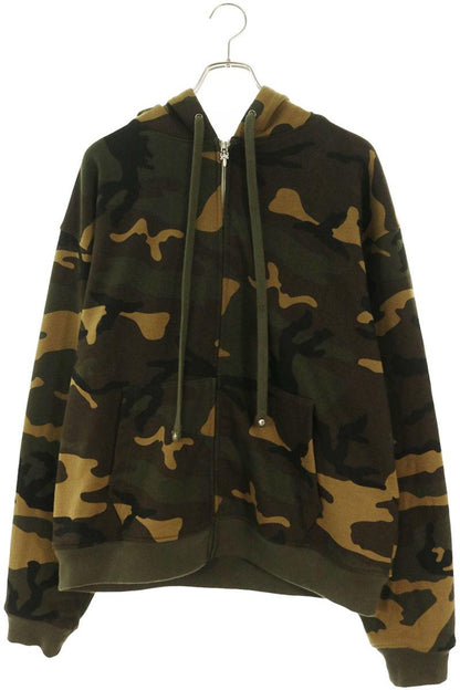 Chrome Hearts Floral Back Hoodie Green/Black Size M