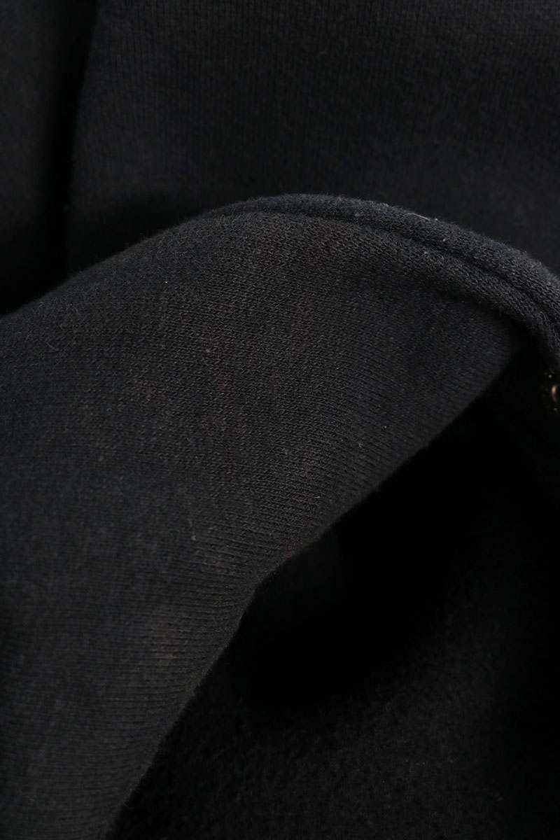 Chrome Hearts Cemetery Cross Hoodie Black/Silver Size M