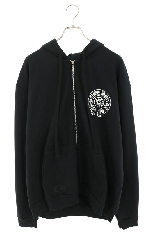Chrome Hearts Osaka Ltd Back Horseshoe Hoodie Black Size L