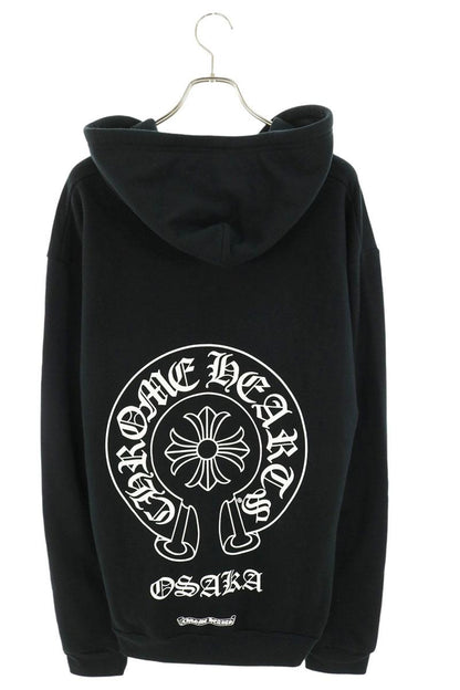 Chrome Hearts Osaka Ltd Back Horseshoe Hoodie Black Size L