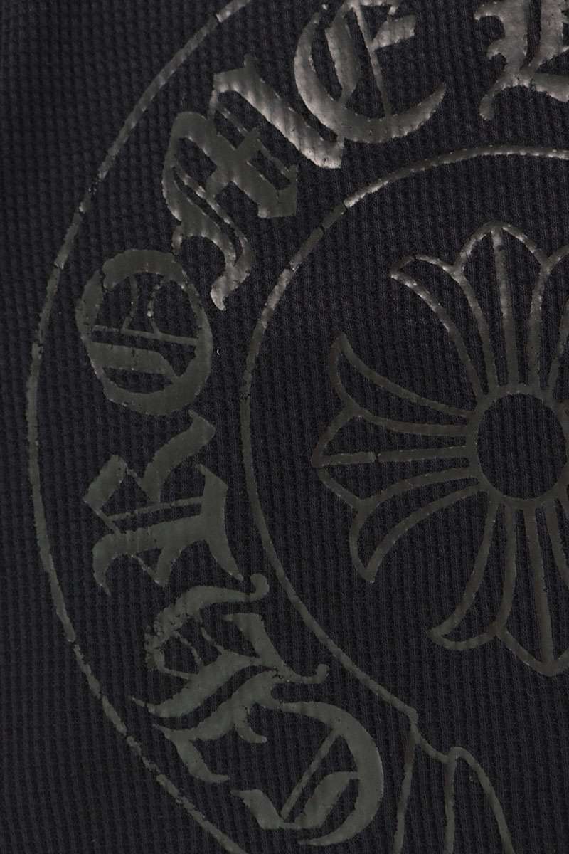 Chrome Hearts Back Horseshoe Print Thermal Hoodie Size M