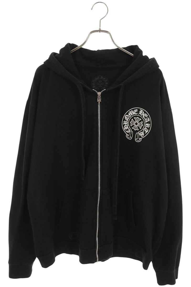 Chrome Hearts Tokyo LTD Back Horseshoe Zip Hoodie Size L
