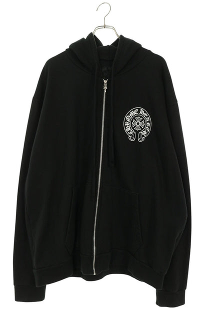 Chrome Hearts Seoul LTD Back Horseshoe Zip Hoodie Size XL