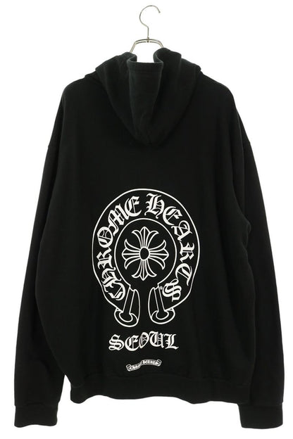 Chrome Hearts Seoul LTD Back Horseshoe Zip Hoodie Size XL