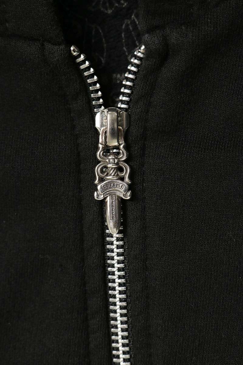 Chrome Hearts Seoul LTD Back Horseshoe Zip Hoodie Size XL