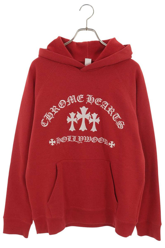 Chrome Hearts SAILIN ON HD PLVR Cemetery Cross Hoodie Size M