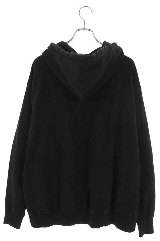 READYMADE Logo Embroidered Hoodie Black Cotton Size L