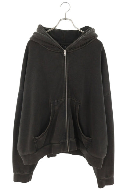 entire studios Zip-Up Cotton Hoodie Gray Size XL