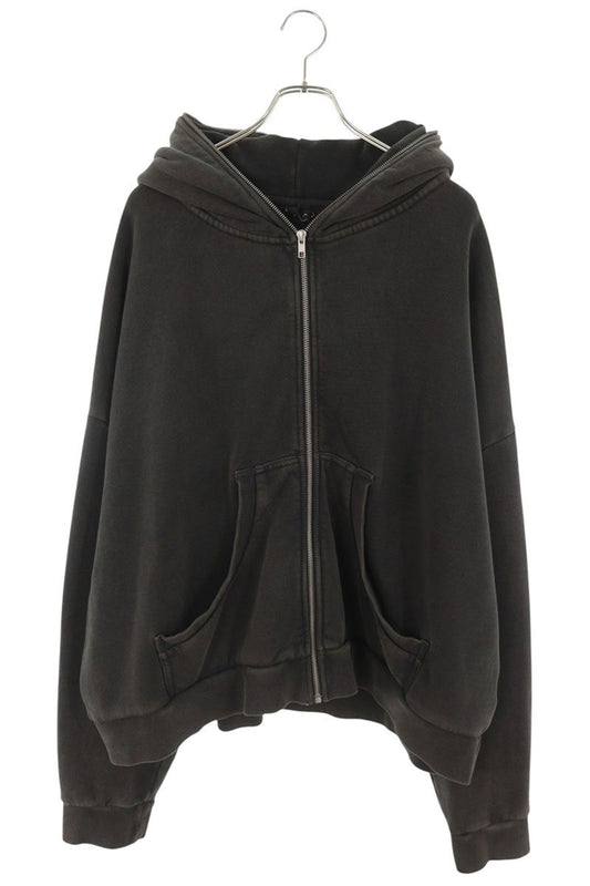 entire studios Zip-Up Cotton Hoodie Gray Size XL