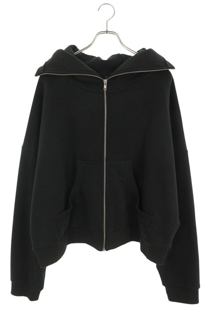 entire studios Zip-Up Hoodie Black Cotton Size M