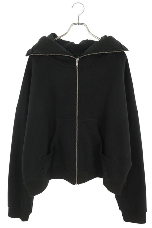 entire studios Zip-Up Hoodie Black Cotton Size M