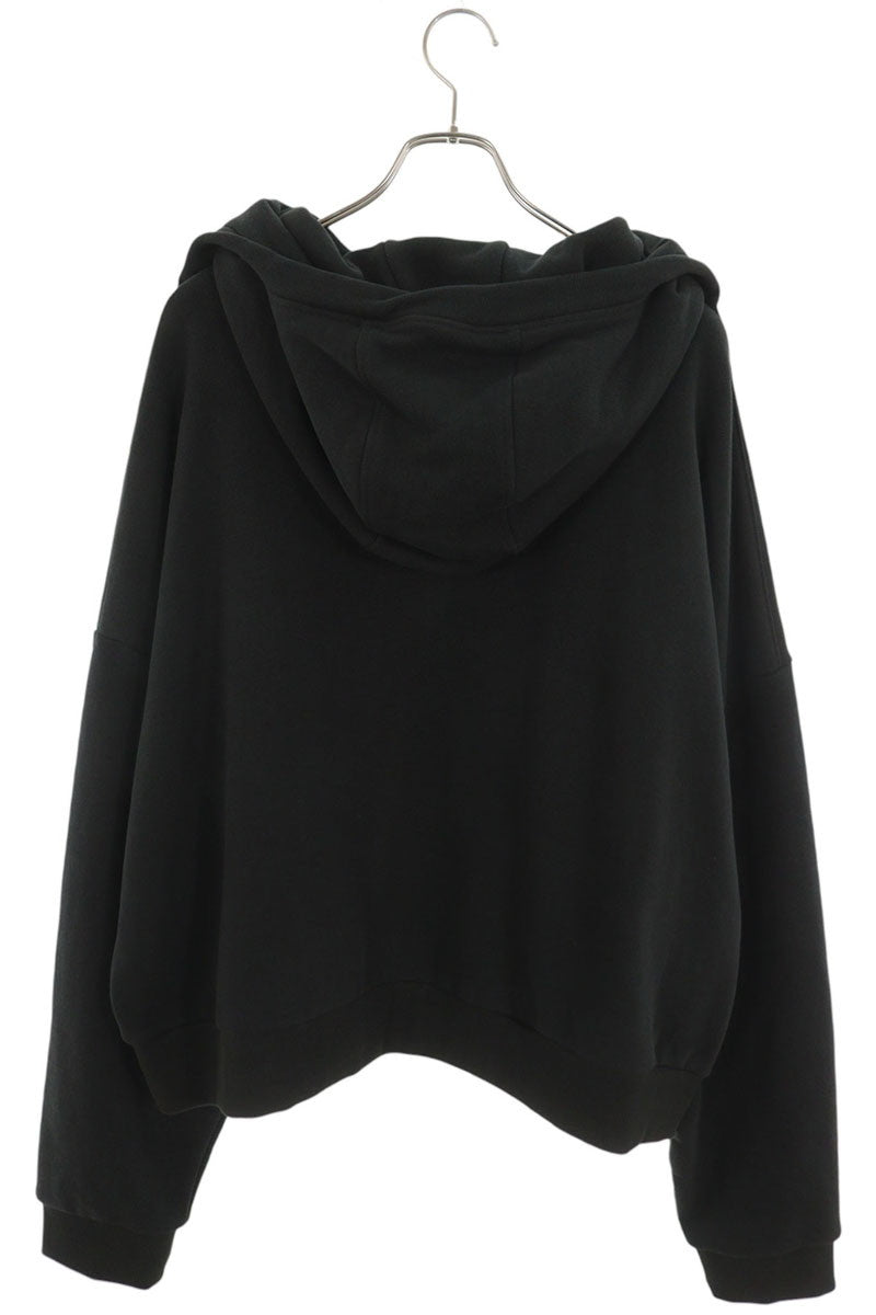 entire studios Zip-Up Hoodie Black Cotton Size M