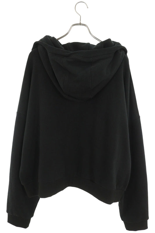 entire studios Zip-Up Hoodie Black Cotton Size M
