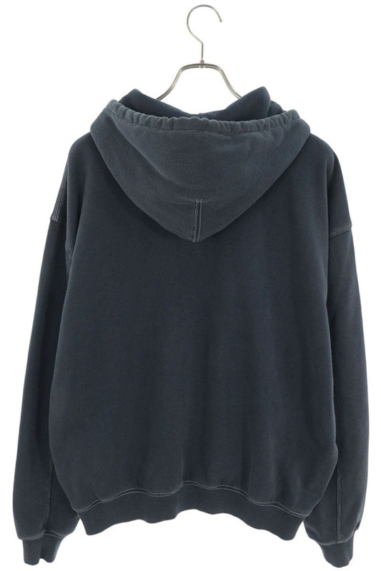 Palace TRIPLE STITCH VERITAS ZIP HOOD Blue Cotton Hoodie Size M