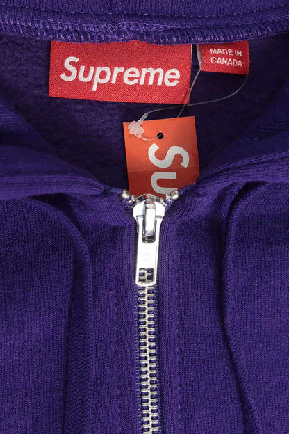 SUPREME 26SS Devil S Logo Zip Up Sweatshirt Purple Size XL