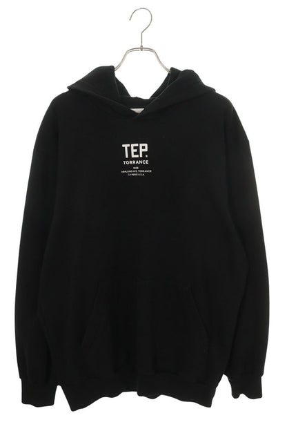 plllllleeeasse TEP Cotton Pullover Hoodie Black Size XL
