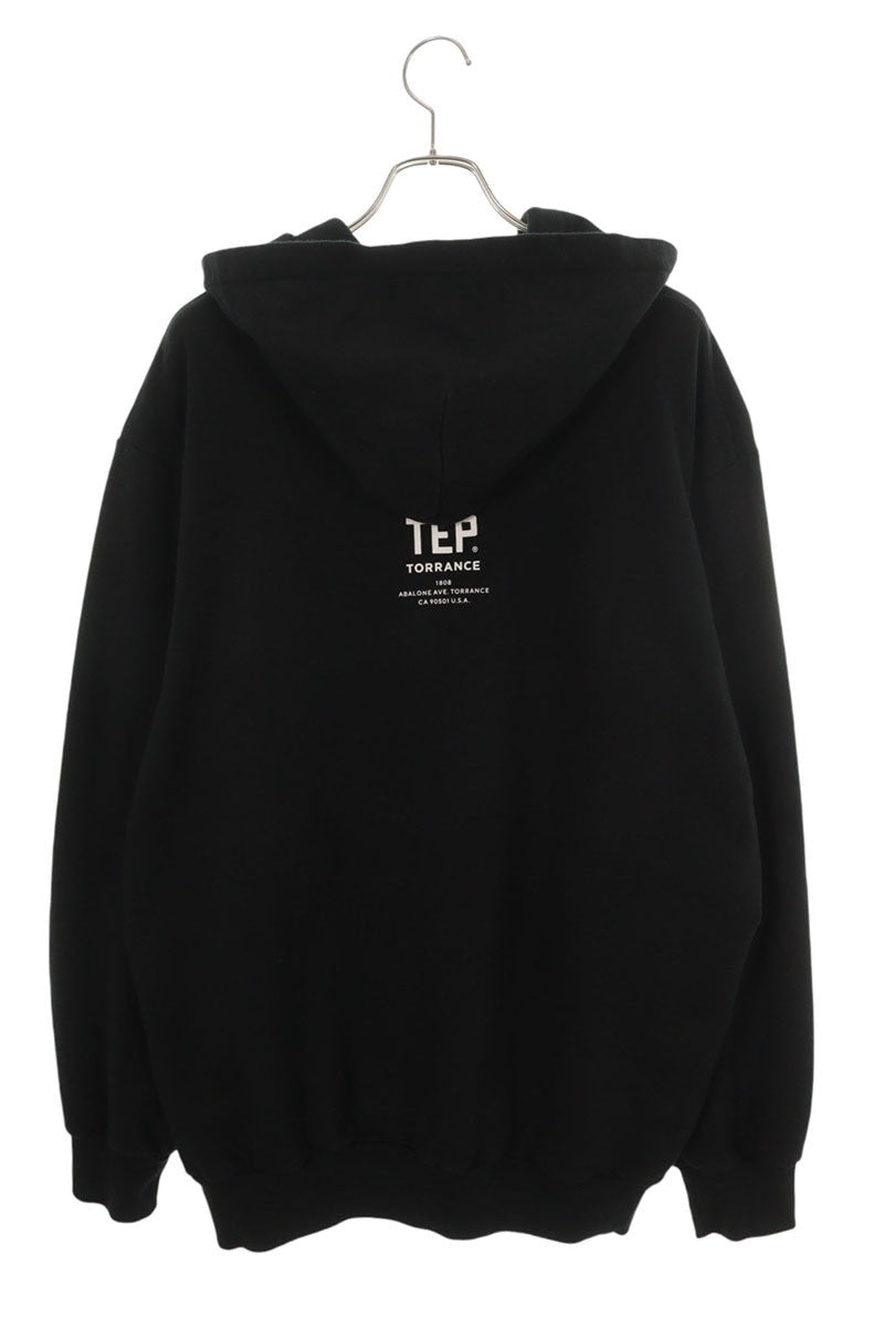 plllllleeeasse TEP Cotton Pullover Hoodie Black Size XL