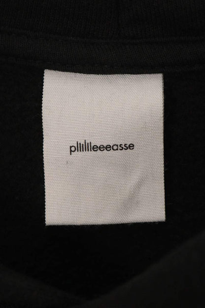 plllllleeeasse TEP Cotton Pullover Hoodie Black Size XL
