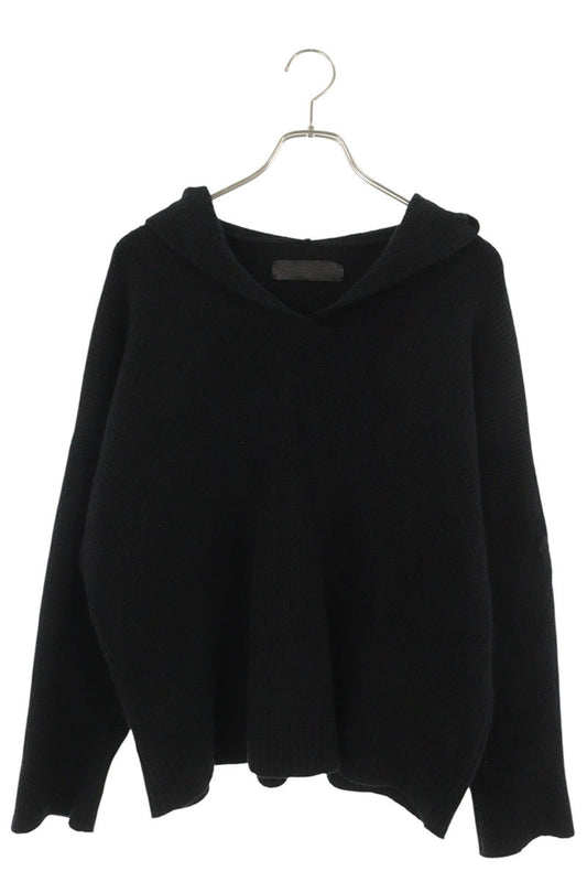 Chrome Hearts Haircalf Patch Knit Hoodie Multi Size MED/LRG