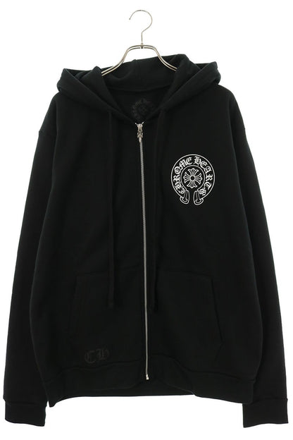 Chrome Hearts Osaka Ltd Back Horseshoe Hoodie Black Size M