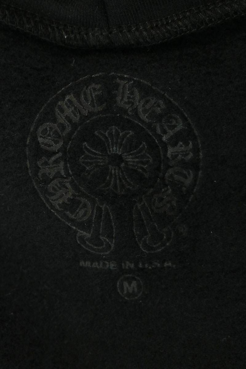 Chrome Hearts Osaka Ltd Back Horseshoe Hoodie Black Size M