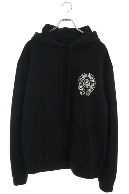 Chrome Hearts Osaka Ltd. Back Horseshoe Hoodie Black Size M