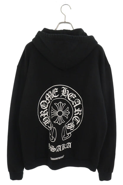 Chrome Hearts Osaka Ltd. Back Horseshoe Hoodie Black Size M