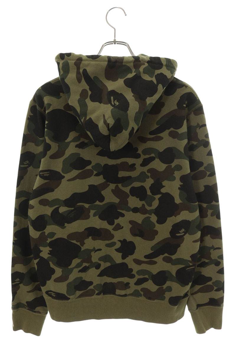 A BATHING APE Grid Camo Pullover Hoodie Multi Size M